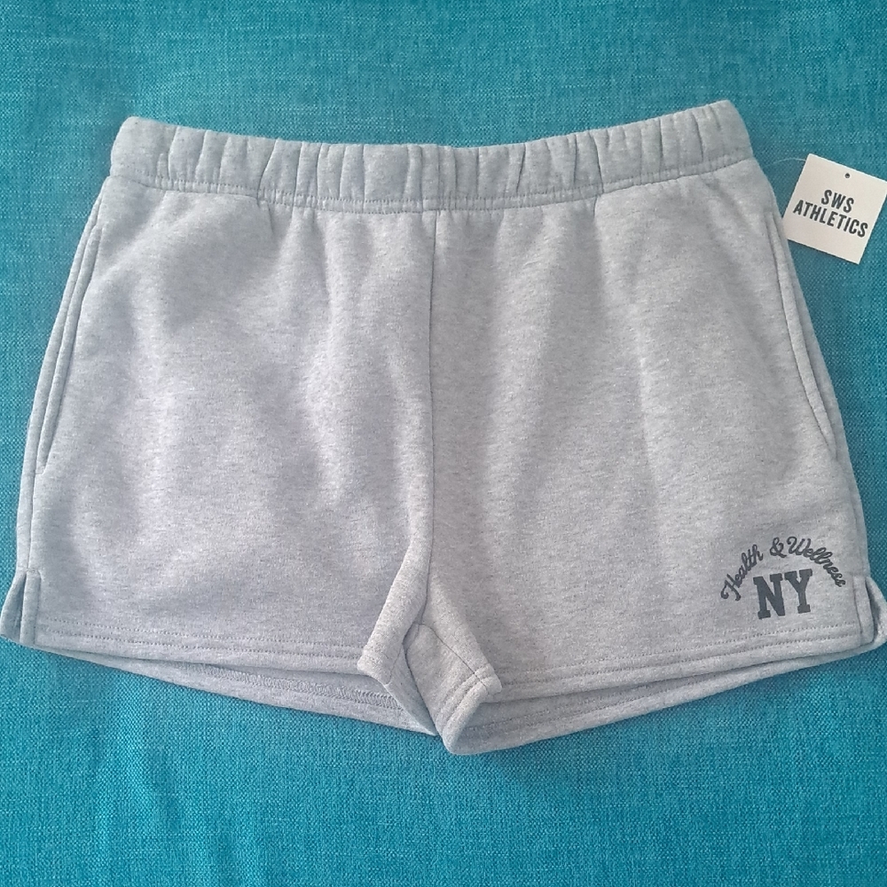 SWS ATHLETICS.Gray Women's Shorts. New Medium.